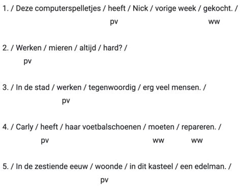 zinsdelen oefenen